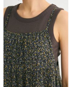 Green Parks 楊柳クレープボリュームキャミワンピース