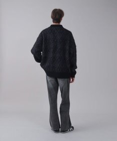 WEGO 【ユニセックス着用ITEM】アーガイルニットポロ