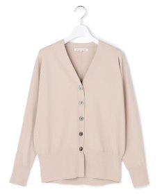 23区 S 【先行予約】レーヨンポリエステルストレッチ Vネック カーディガン