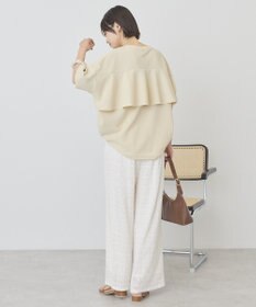 AMERICAN HOLIC 【先行予約】【WEB限定】バックフリル半袖プルオーバー
