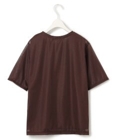 ICB L 【接触冷感・洗える】 チュールコンビ カットソー