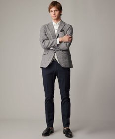 JOSEPH ABBOUD 【キングサイズ・25SS・ウエストも伸びる！オーガニックコットン使用】ハイパワーオーガニックピケ パンツ