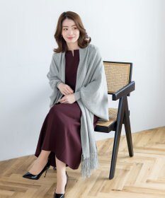 Tiaclasse 【洗える】ストール風カーディガン