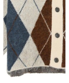 Green Parks 柄アソートニットカーディガン