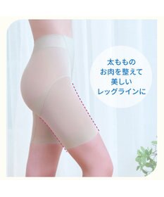 BRADELIS New York 【BRADELIS NewYork peace】綿混楽々dailyシェイプパンツ25 ガードルショーツ 1枚履き可能 ハイウエスト 補正 下着 細見え