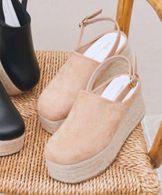 earth music&ecology 厚底ジュートサンダル