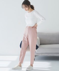 ANY SIS 【洗える】褒めらレディテーパード パンツ