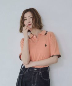 WEGO 【26年春夏新カラー登場/ユニセックス着用ITEM/SMLサイズ展開】U.S. POLO ASSN.別注ラインポロシャツ