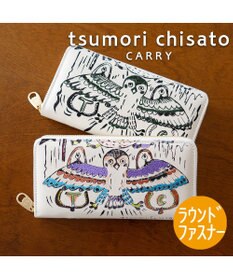 tsumori chisato CARRY ムーンライトアニマル ラウンドファスナー長財布