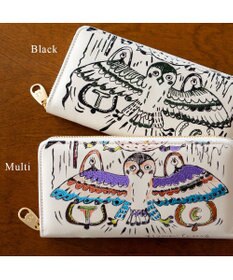 tsumori chisato CARRY ムーンライトアニマル ラウンドファスナー長財布