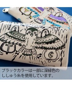 tsumori chisato CARRY ムーンライトアニマル ラウンドファスナー長財布