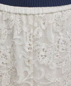 GRACE CONTINENTAL チュールレースマーメイドスカート