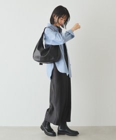 russet ソフトレザーラウンドビッグショルダーバッグ(CE-1325-WEB)