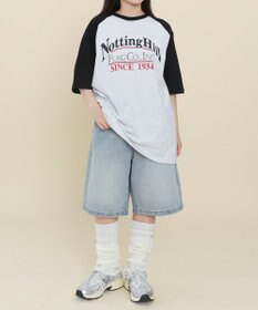 WEGO レタリングラグランT