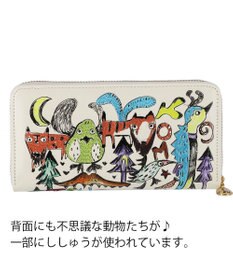 tsumori chisato CARRY ムーンライトアニマル ラウンドファスナー長財布