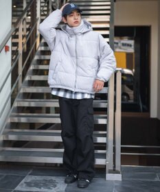 WEGO 【25年秋冬新作/ユニセックス着用ITEM/SMLサイズ展開】2WAYパファーブルゾン