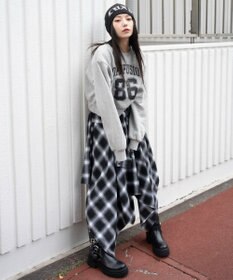 WEGO 【暖かい/裏起毛】裏起毛グラフィックスウェット