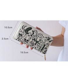 tsumori chisato CARRY ムーンライトアニマル ラウンドファスナー長財布