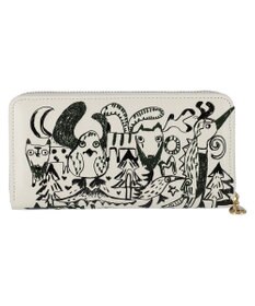 tsumori chisato CARRY ムーンライトアニマル ラウンドファスナー長財布