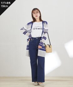 Tiaclasse L 【安田美沙子さん着用】ストレッチワイドデニム