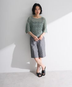 Green Parks ・ELENCARE DUE ストライプショートパンツ