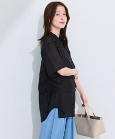 Green Parks ＳＥＴ２点シアーストライプシャツ＋ビスチェ