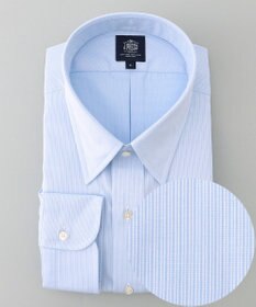 J.PRESS MEN 【KING SIZE】【PREMIUM PLEATS / 形態安定】スーピマコットンドビーストライプ シャツ/レギュラーカラー