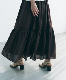 UNFILO エアリー ギャザースカート