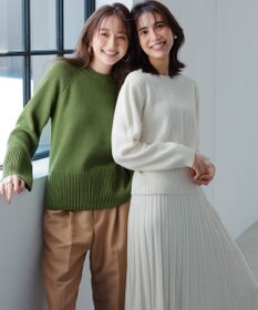 ANY SIS L 【セットアップ対応】スフレショート丈 プルオーバー