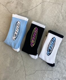 WEGO girlsロゴソックス