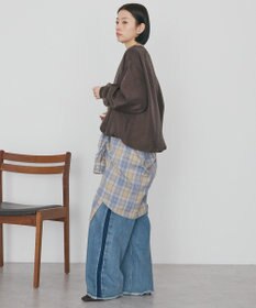 AMERICAN HOLIC オーガンジーレイヤードスウェットプルオーバー