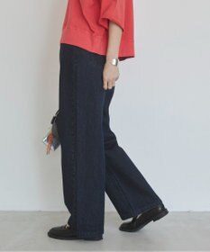 WEGO 【ANGIE VINTAGE/SMLサイズ展開】ワイドストレートデニムパンツ