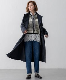 23区 【VERY3月号掲載/撥水加工/洗える】LIMONTA ハイカウントメモリータフタ コート