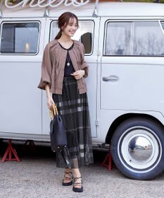 Tiaclasse 【新色追加・洗える】シアーブルゾン