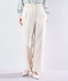 YECCA VECCA サイドベルテッドハイウエストパンツ