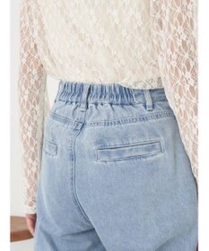 earth music&ecology フロントポケットフレアデニム