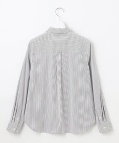 J.PRESS LADIES L 【洗える】BEZ ドビーストライプ シャツカラー ブラウス