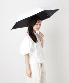MOONBAT 【WEB限定/ 遮光率100％/遮熱/UV】POLO RALPH LAUREN（ポロ ラルフローレン）晴雨兼用日傘 ワンポイント ポロポニー ストライプ 折りたたみ傘