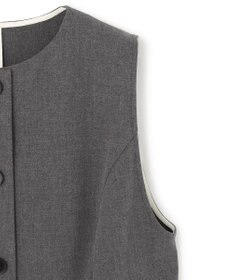 uncrave TRツイル ジレブラウス