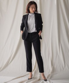 BEIGE， EVA / ハイネックハーフスリーブブラウス