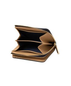 LANVIN en Bleu リュクサンブールハート 二つ折りLファスナー財布