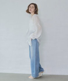 WEGO ワイドカーブデニムパンツ