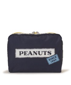 LeSportsac EXTRA LARGE RECTANGULAR COSMETIC/ピーナッツパッチワークコスメティック