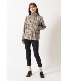 DAKS ハウスチェック ドローストリングブルゾン