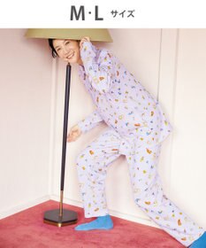 tsumori chisato SLEEP ツモリチサト パジャマ キルトニット素材(本体) あったか 長袖 長ズボン レディース UDW404 /ワコール