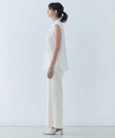 BEIGE， 【洗える】CAROLE / リネンライクフルレングスワイドパンツ