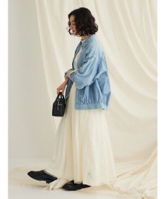 CRAFT STANDARD BOUTIQUE ライトデニムギャザーＧジャン