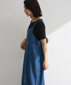 Green Parks ライトデニムキャミワンピース