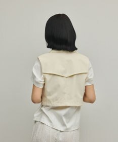 GRACE CONTINENTAL ペプラムトレンチベスト