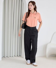 WEGO 【ユニセックス着用ITEM/SMLサイズ展開】別注USPOLOラインポロシャツ